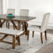 Losone Dining Table Set with Bench Rustic - Olympia Furniture (Saint George, Utah)