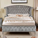 Alzir Gray & Black Queen & E.King Bed - Olympia Furniture (Saint George, Utah)