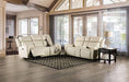 Barclay Power Loveseat Beige - Olympia Furniture (Saint George, Utah)