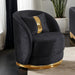 Valdosta Chair Black & Beige - Olympia Furniture (Saint George, Utah)
