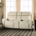 Barclay Power Loveseat Beige - Olympia Furniture (Saint George, Utah)