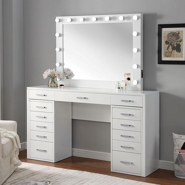 APHRODITE Vanity Set, White - Olympia Furniture (Saint George, Utah)