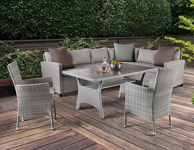 Kimara 3 & 5 Piece. Patio Dining Set - Olympia Furniture (Saint George, Utah)