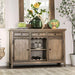 Patience Rustic Natural Tone Server - Olympia Furniture (Saint George, Utah)