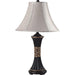 Naya Espresso/Gold Pattern 11"H Table Lamp (2/CTN) - Olympia Furniture (Saint George, Utah)