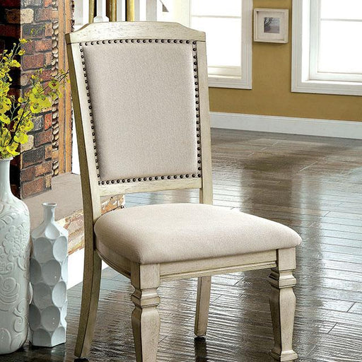 HOLCROFT Antique White/Ivory Side Chair (2/CTN) - Olympia Furniture (Saint George, Utah)
