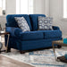 WALDSTONE Loveseat, Navy - Olympia Furniture (Saint George, Utah)