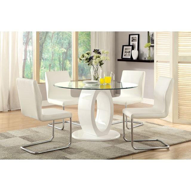 LODIA I White Side Chair - Olympia Furniture (Saint George, Utah)