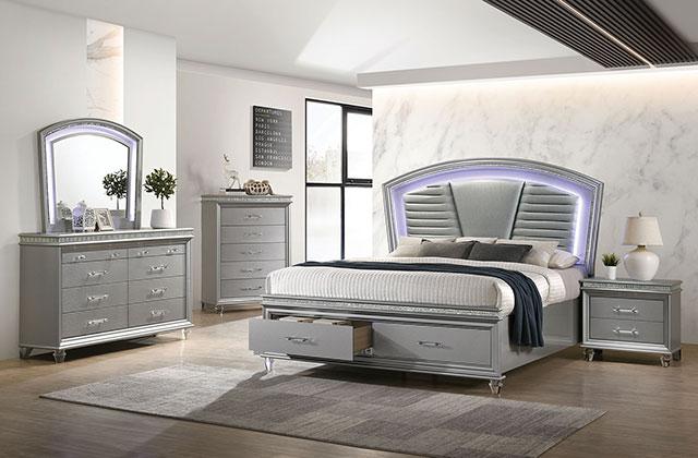 MADDIE Bench, Silver - Olympia Furniture (Saint George, Utah)