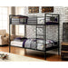 OLGA Antique Black Metal Twin/Twin Bunk Bed - Olympia Furniture (Saint George, Utah)