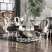 ORLA Silver/Black Dining Table - Olympia Furniture (Saint George, Utah)