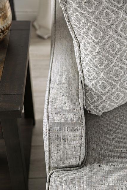 STEPHNEY Sofa, Gray/Gold - Olympia Furniture (Saint George, Utah)