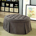 Claes Round Ottoman Gray - Olympia Furniture (Saint George, Utah)