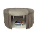 Claes Round Ottoman Gray - Olympia Furniture (Saint George, Utah)
