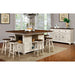 SABRINA Off White/Cherry Counter Ht. Stool, Cherry & White (2/CTN) - Olympia Furniture (Saint George, Utah)
