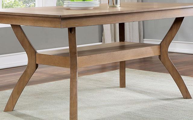 UPMINSTER Dining Table, Natural Tone - Olympia Furniture (Saint George, Utah)