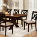 Liberta Dark Oak/Black Dining Table - Olympia Furniture (Saint George, Utah)