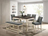 PLYMOUTH Counter Ht. Bench - Olympia Furniture (Saint George, Utah)