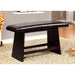 HURLEY Black Counter Ht. Bench - Olympia Furniture (Saint George, Utah)