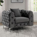 SAPPHIRA Chair, Dark Gray - Olympia Furniture (Saint George, Utah)