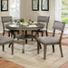 Leeds Gray Round Dining Table - Olympia Furniture (Saint George, Utah)