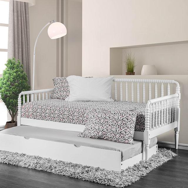 Linda White Twin Daybed - Olympia Furniture (Saint George, Utah)