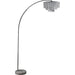 Julie Chrome 62"H Crystal Chrome Arch Lamp - Olympia Furniture (Saint George, Utah)