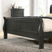 Louis Philippe Cal.King Bed Black & Grey - Olympia Furniture (Saint George, Utah)