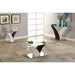 SLOANE White/Dark Gray/Chrome Coffee Table - Olympia Furniture (Saint George, Utah)