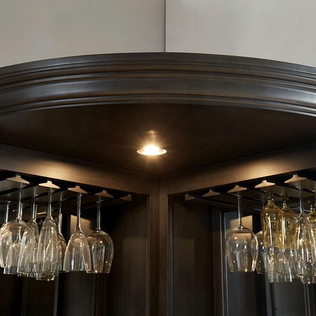 Voltaire Gray Curio Cabinet - Olympia Furniture (Saint George, Utah)