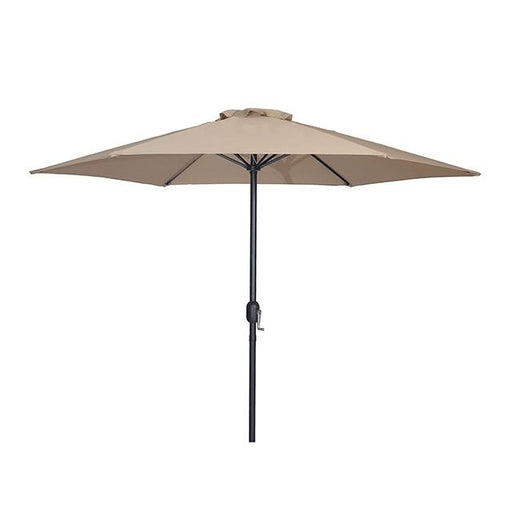 Lali 9 Ft Outdoor Umbrella + 21" Round Base - Olympia Furniture (Saint George, Utah)