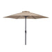 Lali 9 Ft Outdoor Umbrella + 21" Round Base - Olympia Furniture (Saint George, Utah)