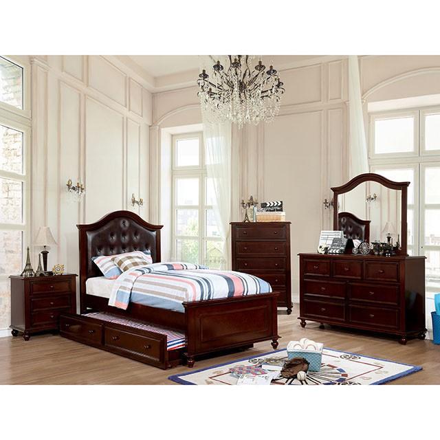 OLIVIA Trundle, Dark Walnut - Olympia Furniture (Saint George, Utah)