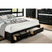 CHRISSY E.King, Full, & Queen Bed White, Grey, & Black - Olympia Furniture (Saint George, Utah)