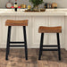 Biasca 24" Stool (2/CTN) White, Brown, & Black - Olympia Furniture (Saint George, Utah)