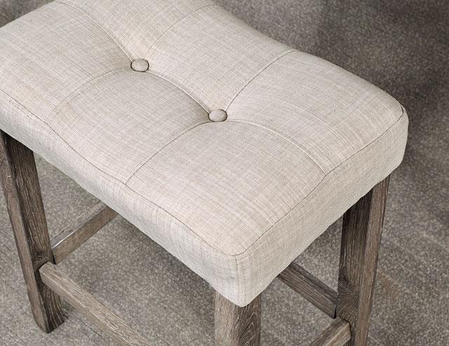 TORREON 5 Pc. Counter Ht. Table Set, Light Gray/Beige - Olympia Furniture (Saint George, Utah)