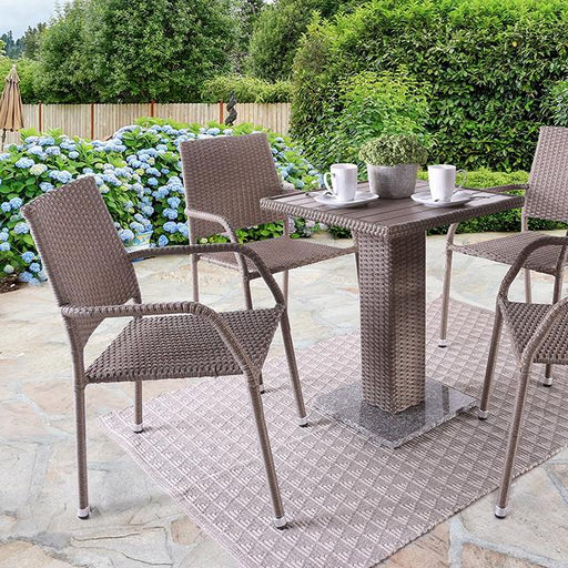 Aminta Patio Bistro Set (5PC) - Olympia Furniture (Saint George, Utah)