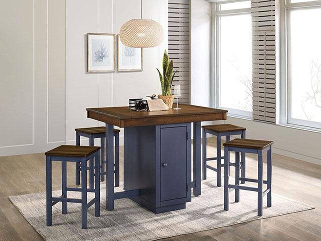 Azurine 5 Pc. Counter Ht. Set - Olympia Furniture (Saint George, Utah)