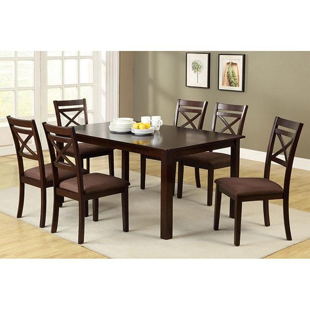 Weston II Espresso 7 Pc. Dining Table Set - Olympia Furniture (Saint George, Utah)