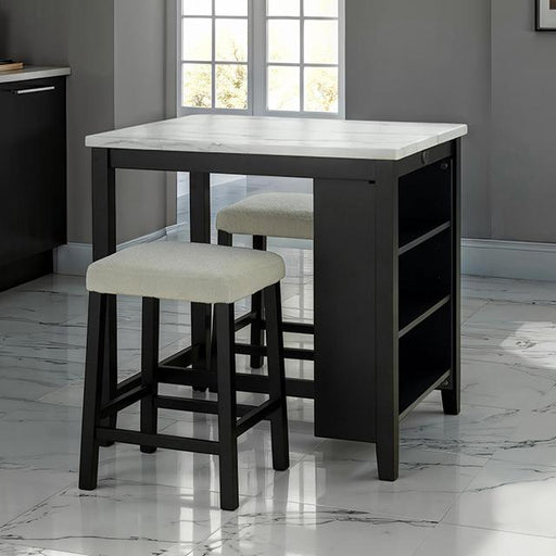 Chalcedony 3 Pc. Dining Table Set - Olympia Furniture (Saint George, Utah)