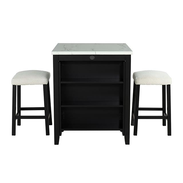 Chalcedony 3 Pc. Dining Table Set - Olympia Furniture (Saint George, Utah)