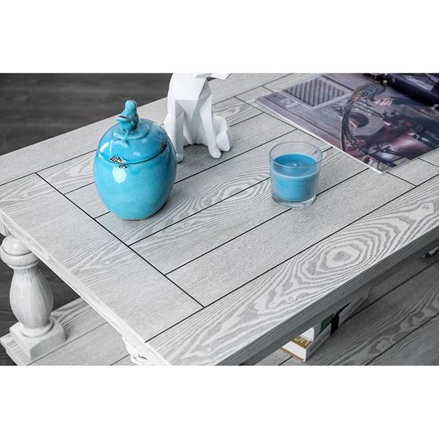 Arlington Antique White Sofa Table - Olympia Furniture (Saint George, Utah)