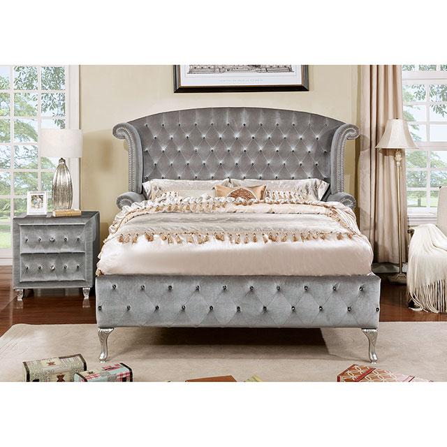 Alzir Night Stand Gray - Olympia Furniture (Saint George, Utah)