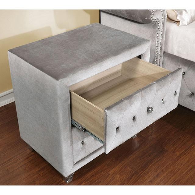 Alzir Night Stand Gray - Olympia Furniture (Saint George, Utah)