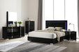 Sinistra Bed Beige, Black, White - Olympia Furniture (Saint George, Utah)