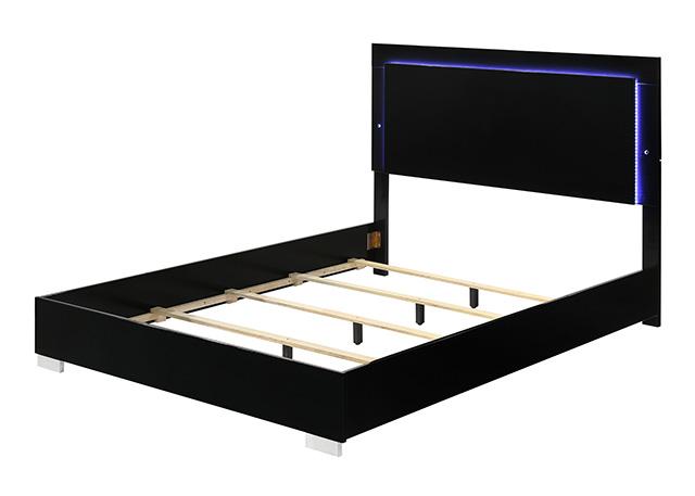 Sinistra Bed Beige, Black, White - Olympia Furniture (Saint George, Utah)