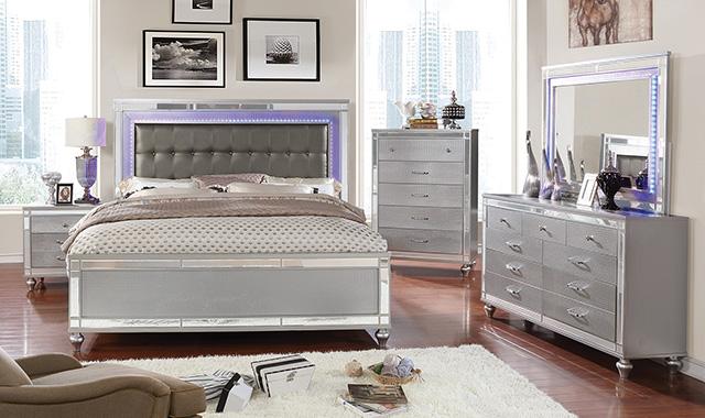 Brachium Silver Cal.King, E.King & Queen Bed - Olympia Furniture (Saint George, Utah)