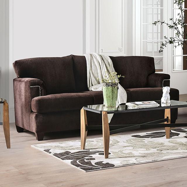 Brynlee Chocolate Sofa (*Pillows Sold Separately) - Olympia Furniture (Saint George, Utah)