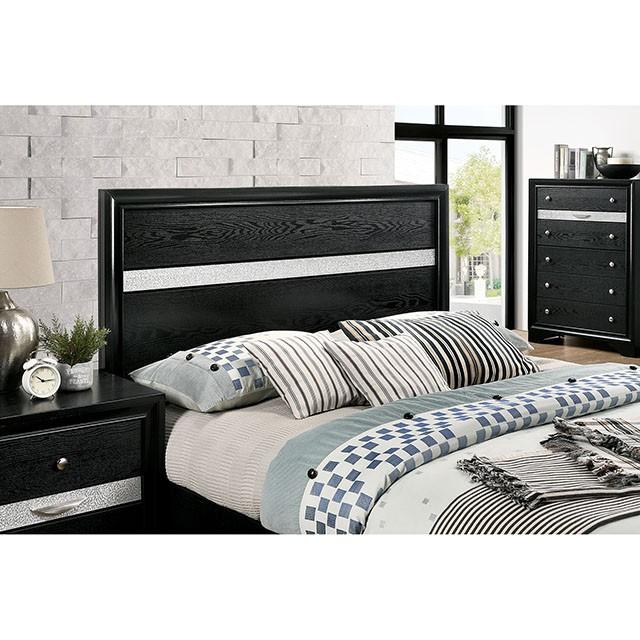 CHRISSY E.King, Full, & Queen Bed White, Grey, & Black - Olympia Furniture (Saint George, Utah)