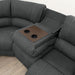 Armless Chair w Drop Down Table Monique - Olympia Furniture (Saint George, Utah)